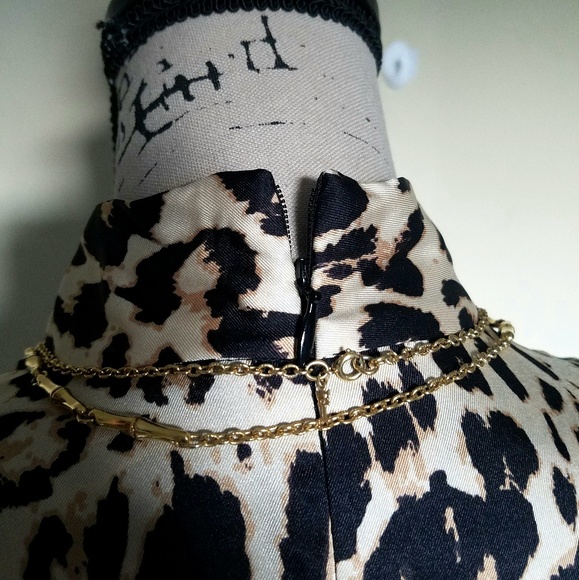 New Zara Woman Leopard Dress - Picture 8 of 8